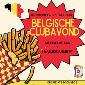 Clubavond - Georganiseerd door NEO 2 - Belgische clubavond